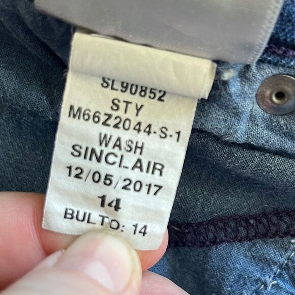 NYDJ Barbara Sinclair  Wash High Rise  Bootcut Jeans Sz 14 - Picture 9 of 10